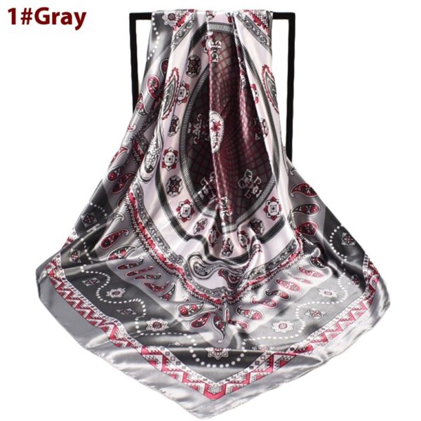 Women's Fashionable New Simple Pattern Silk Scarf - Image 5