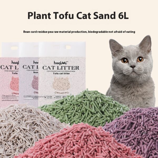 Original Tofu Cat Litter 6L Green Tea Mixed Plant