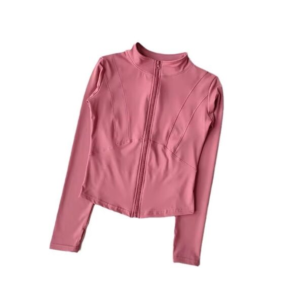 Stand Collar Jacket Thin Fitness Top Yoga Clothes Long Sleeve - Image 9