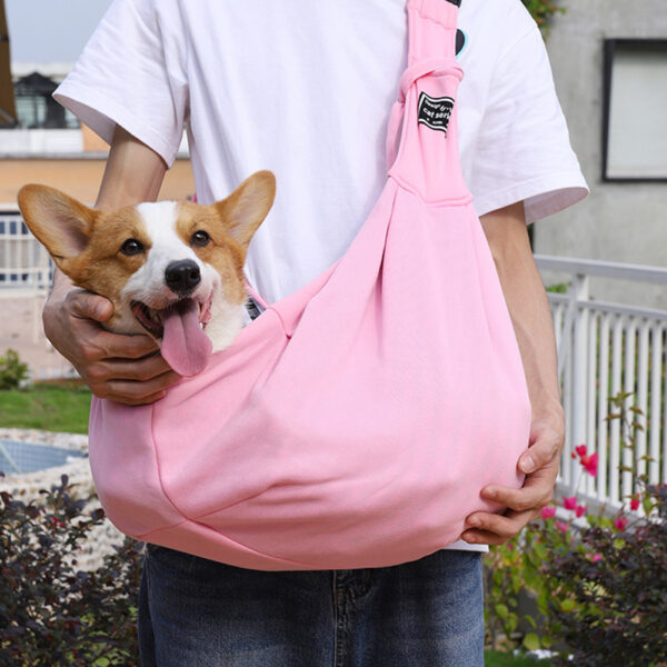 Pet Puppy Carrier Bag Cats Outdoor Travel Dog Subway Bus Shoulder Crossbody Bag Cotton Comfort Single Sling Handbag Tote Pouch Pet Carrier For Travel - Comfortable Single Shoulder Dog And Cat Bag - Image 7