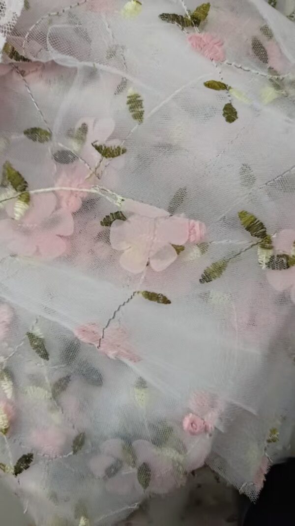 Women's Three-dimensional Flower Transparent Net Socks - Image 3