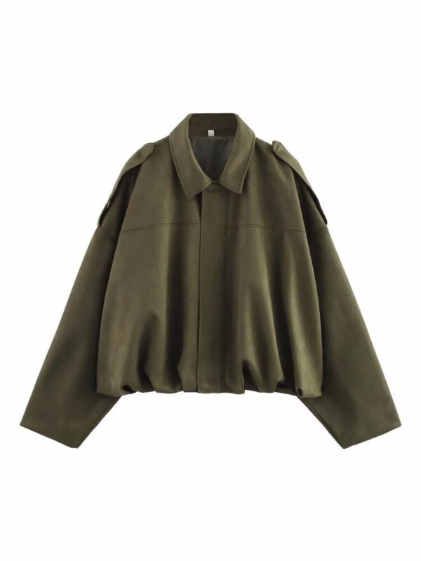 Women's European And American Style French Suede Texture Effect Coat - Image 4