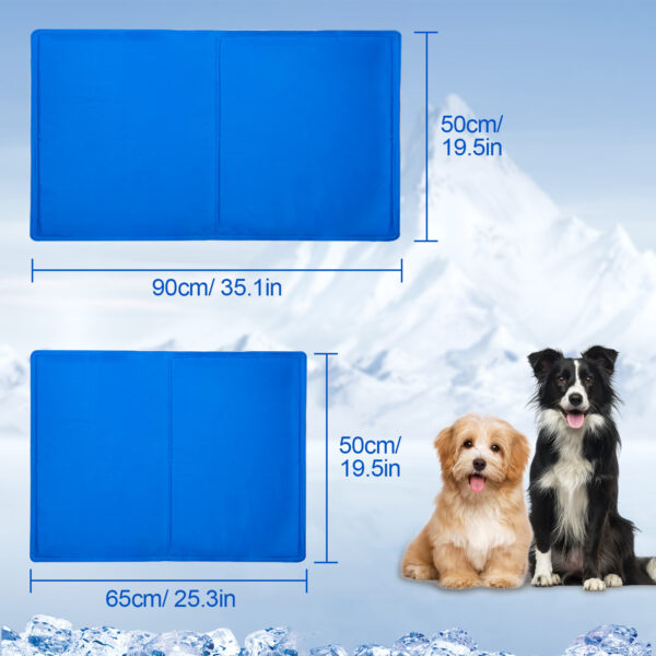 Dog Cooling Mat, Pet Cooling Mat For Dogs And Cats, Pressure Activated Dog Cooling Pad, No Water Or Refrigeration Needed, Non-Toxic Gel - Image 2