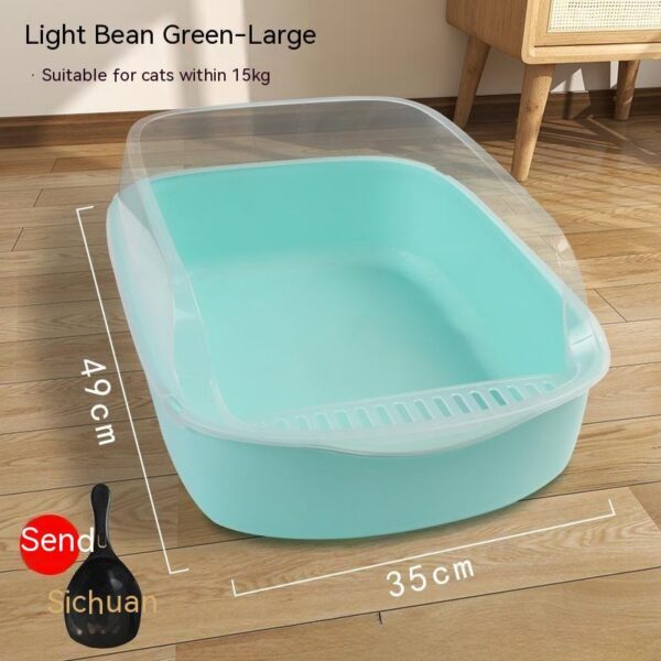 Semi-closed Anti-sand Litter Box - Image 5