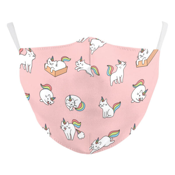 Christmas Single Corner Print Double Layer Dust Mask - Image 7