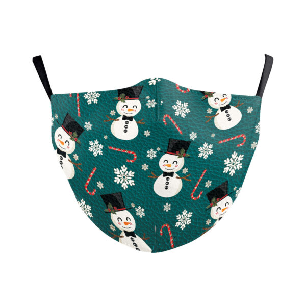 Christmas Single Corner Print Double Layer Dust Mask - Image 9