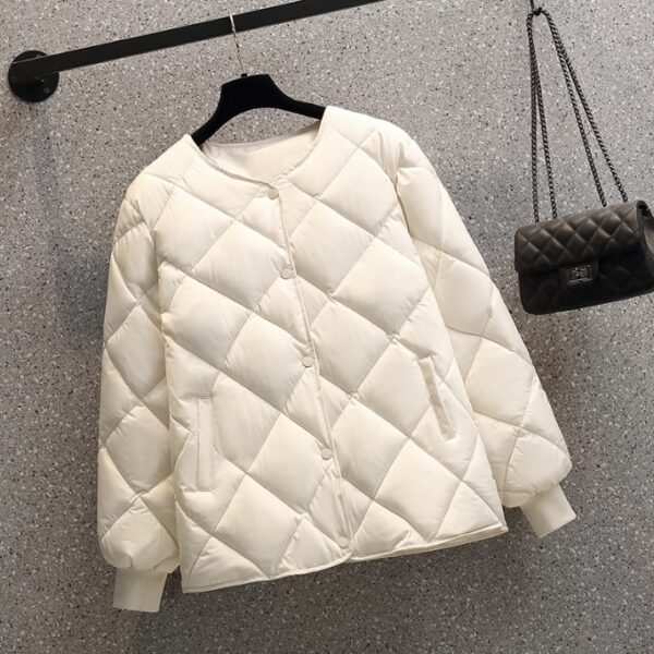 Short Down Jacket Women's Winter Korean Style Lightweight - Image 6