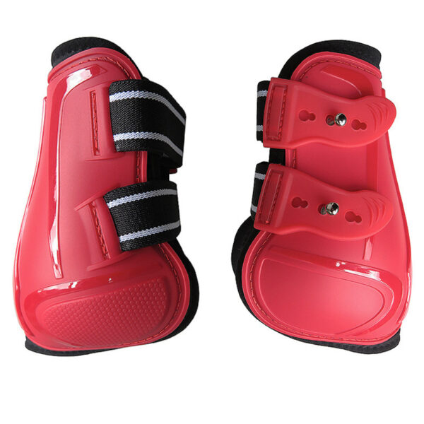 Color PU Hard Shell Barrier Horse Leg Guard - Image 2