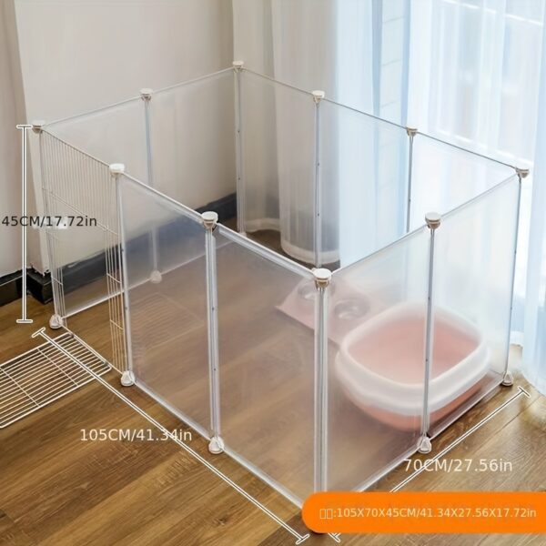 Dog Pen Indoor Dog Cage Small Medium Dog Home Isolation Door Pet Fence Kennel Dog Cage - Image 5