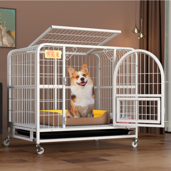 Detached Home Indoor Fenced Corgi Kennel - Image 3