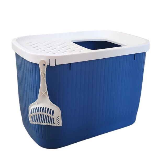 Pet Litter Box Fully Enclosed Top-in Oversized - Image 6