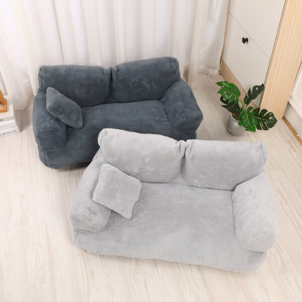 Warm Universal Rabbit Plush Pet Sofa Nest - Image 6
