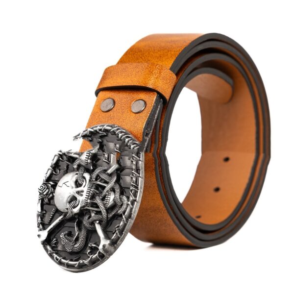Zinc Alloy Personality Trend Buckle Retro Belt - Image 6