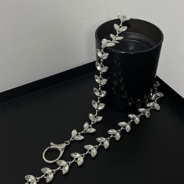 Spot Drill Long Chain Plus Lobster Buckle Fashion Clothing Bag Pants Decoration Accessories - Image 2