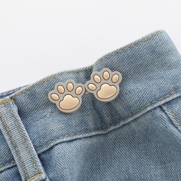 Cute Cat Claw Belt Buckle A Pair Of Buckles Detachable Waist Adjustable Button - Image 8