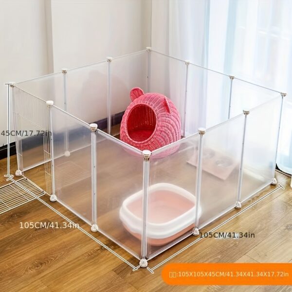 Dog Pen Indoor Dog Cage Small Medium Dog Home Isolation Door Pet Fence Kennel Dog Cage - Image 6