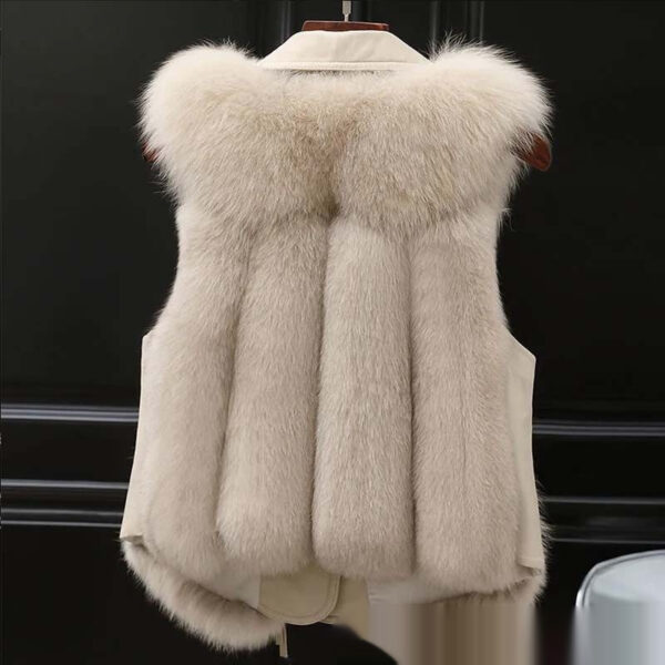 Fur Vests Coat Short Fox Vest - Image 5