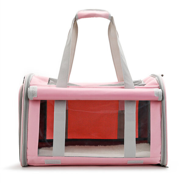 Outdoor Portable Pet Bag Transparent Breathable Foldable Pet Bag - Image 2