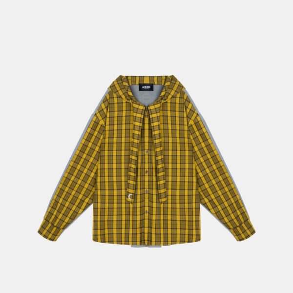 Cotton Hooded Cloak Shirt For Men And Women - Image 2