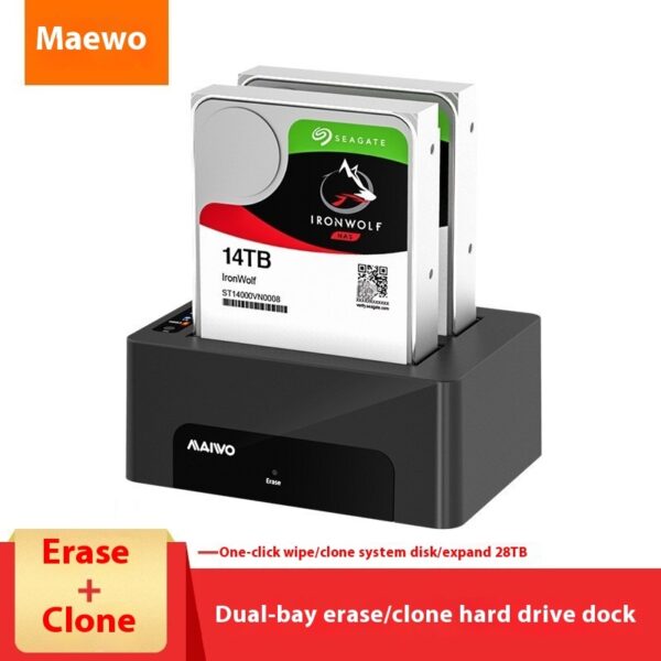 Hard Disk Dock Dual-disk 2535-inch SATA Serial Hard Disk Copier - Image 9