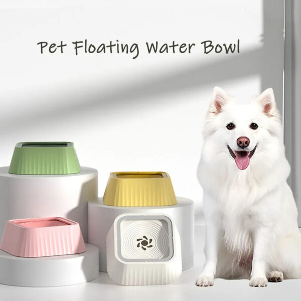 Pets Dog Cat Bowl Floating Bowl Water Drinker Not Wet Mouth Splash Water Portable Dog Bowl Not Sprinkler Pet Drinking Bowl Cup Pet Products - Image 3