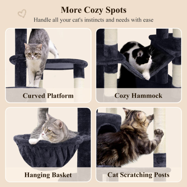 81 Inch Cat Climbing Rack - Image 10