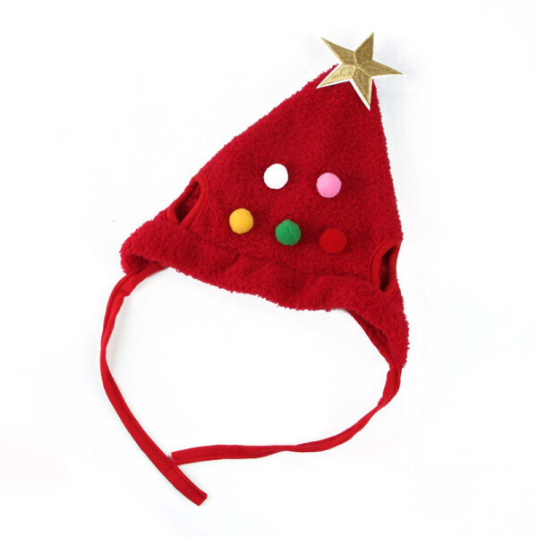 Pet Christmas Headgear Tree Shaped Hat Cat Funny Headwear Supplies - Image 5