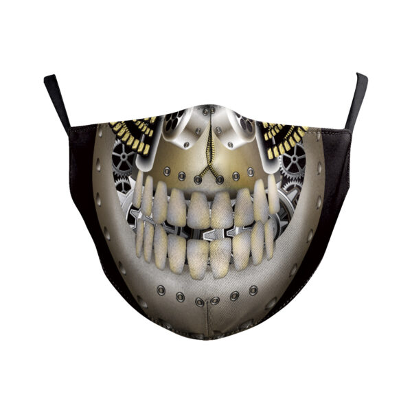 Wanfestival Skull Clown Digital Printing Double-layer Dust Mask - Image 5