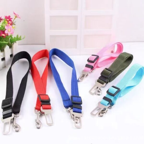 Pet Supplies Dog Car Dog Seat Belt Harness Leash Dog Collar Adjustable Seatbelt Leash For Small Medium Dog Traveling Accessories - Image 10