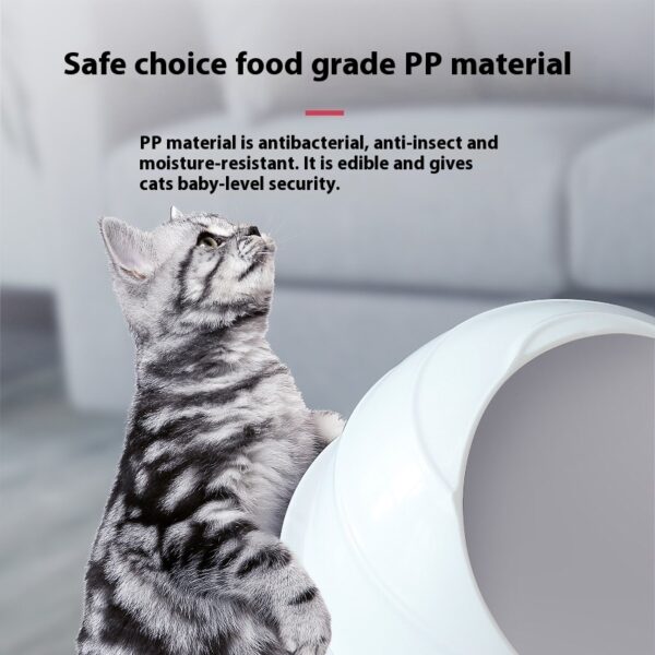 Litter Box Large Fully Enclosed Cat Litter Basin Deodorant - Image 2